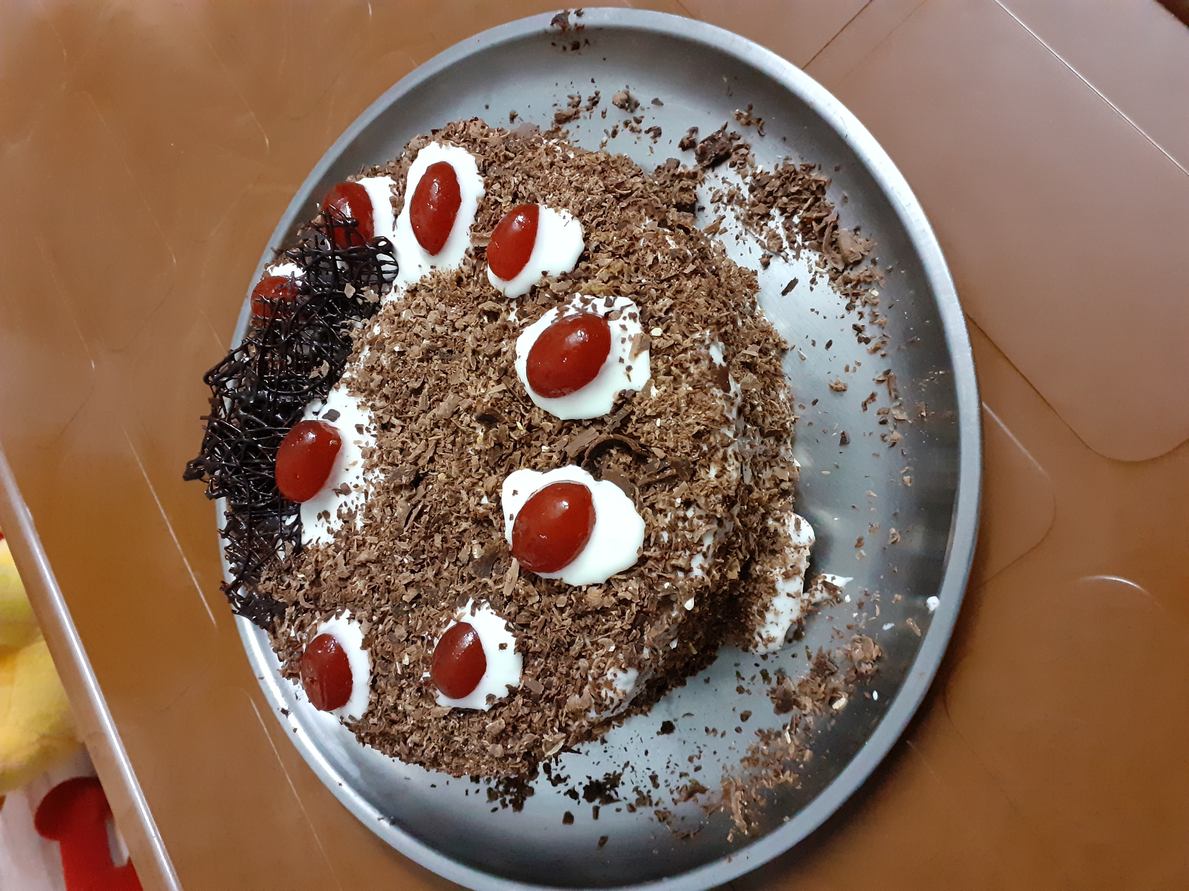Black forest birthday cake