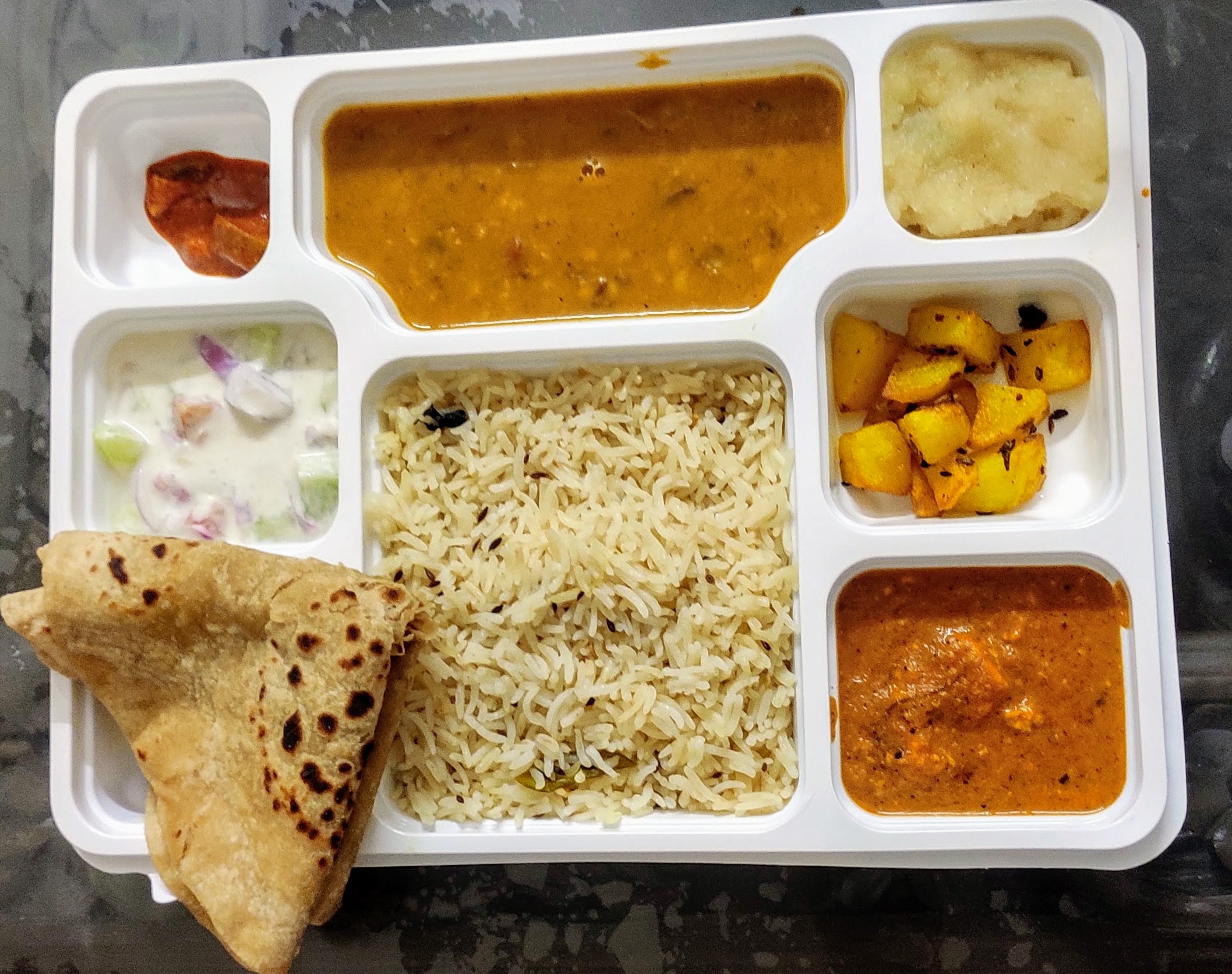 NORTH INDIAN VEG MEAL BOX