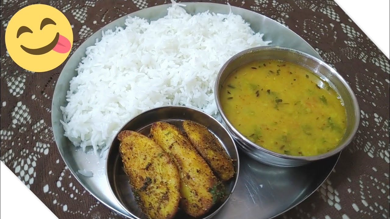 Rice With Daal and Subji