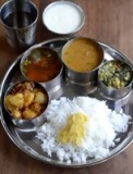 Homemade South Indian Lunch
