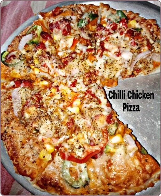Chilli Chicken Pizza