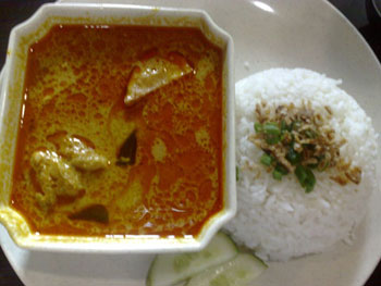 Prawn curry rice Parsi Style