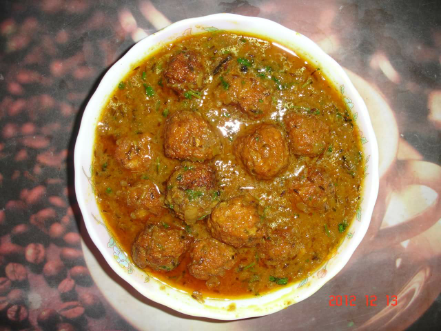 mutton kofta curry