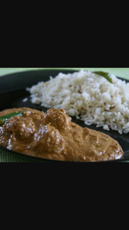 ghee rice with chicken masala