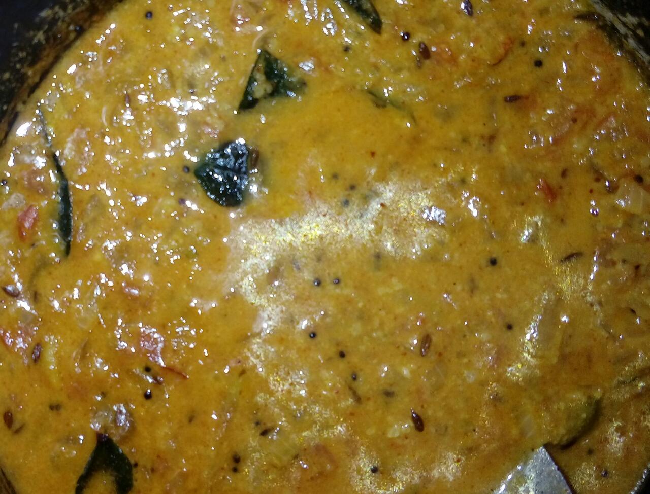 Udupi style vegetable sambar