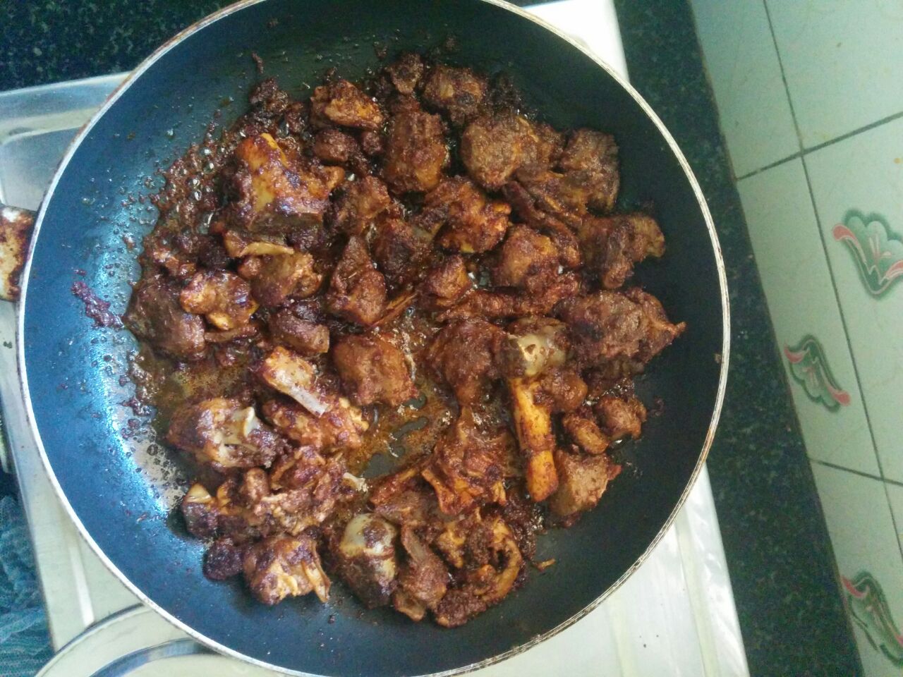 Mutton ghee roast