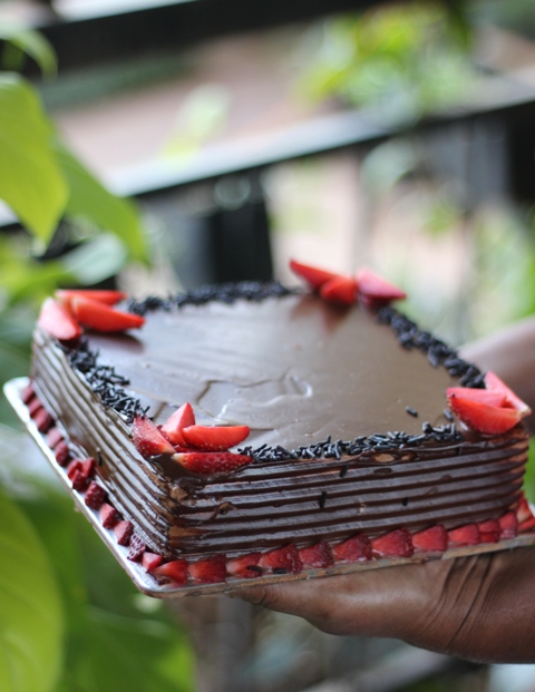Chocolate Cake with chocolate buttercream