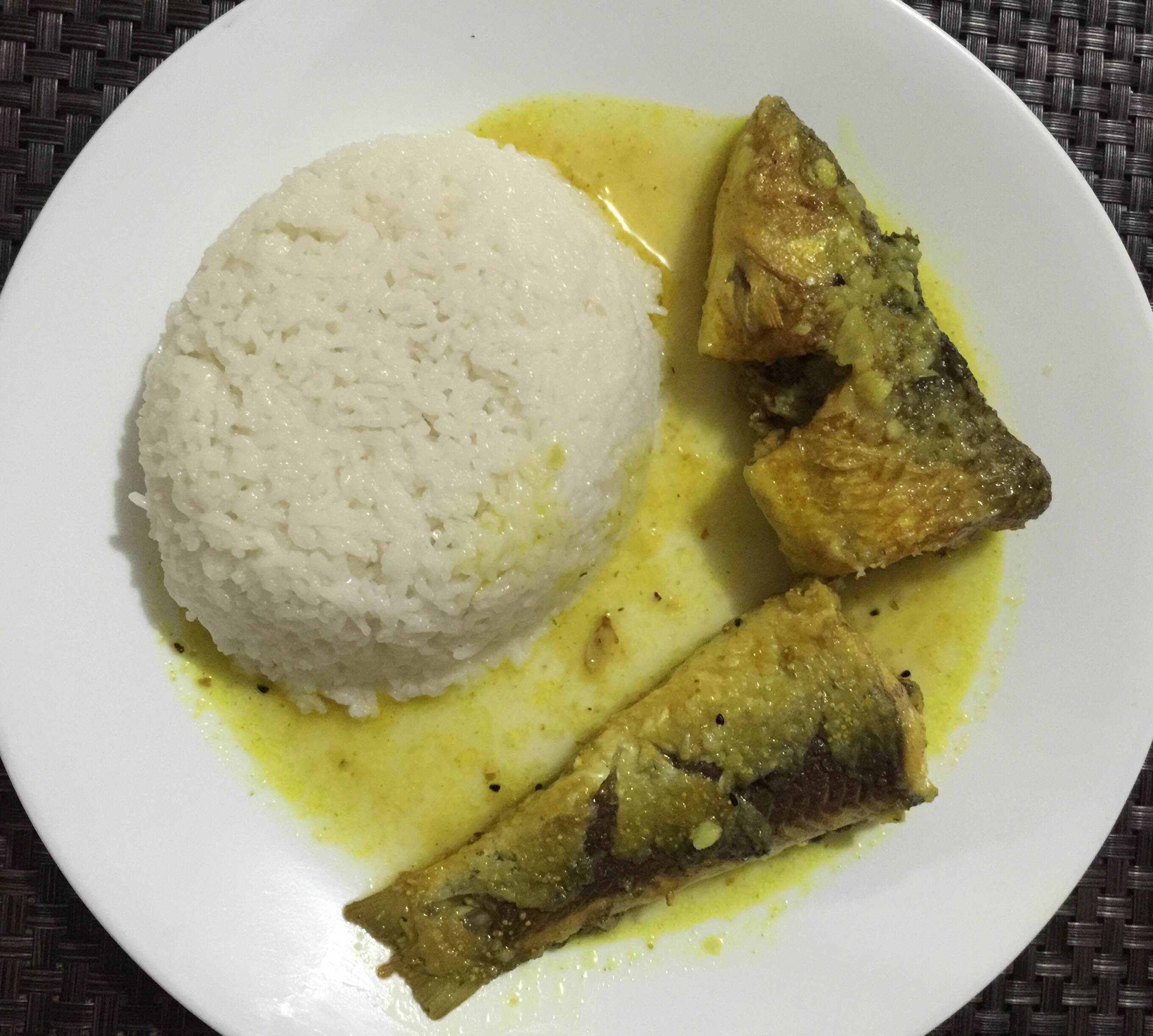 Parsey Fish Curry (with Rice)