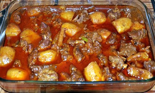 Bengali Mutton Curry and Roti