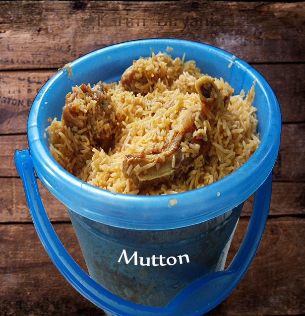 Bucket Mutton Biryani