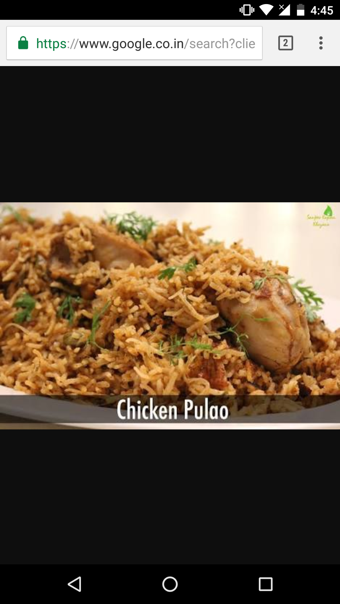 Chicken pulao