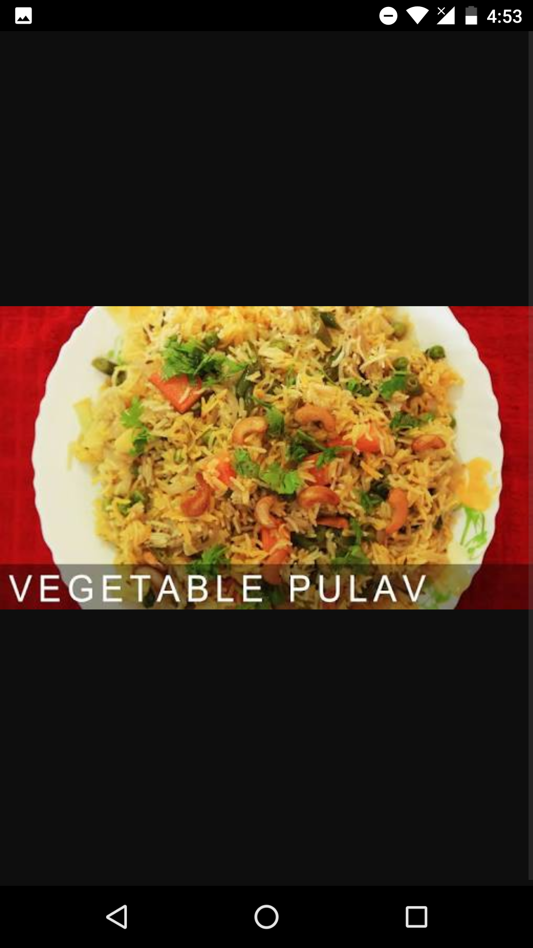 Vegetable pulao