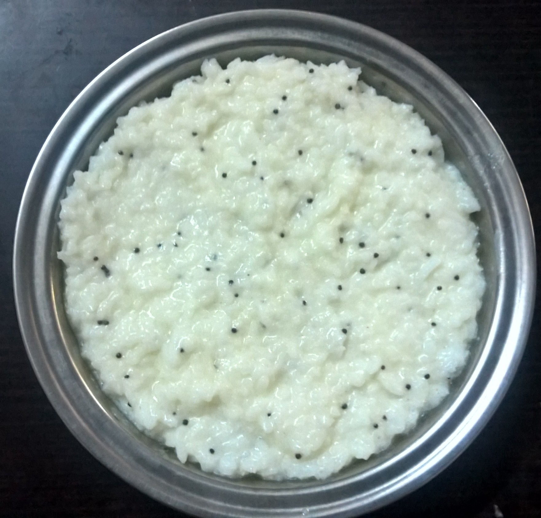 Curd Rice with pickle