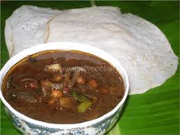 Appavum kadala curry