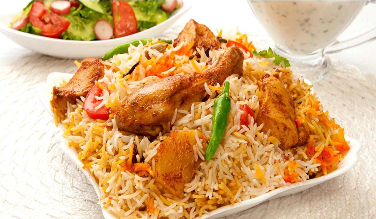 Chicken And Mutton Biryani Available North Indian Style