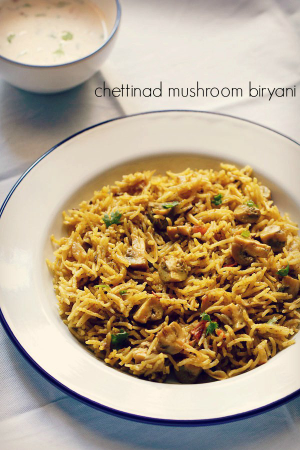 Mushroom Biriyani
