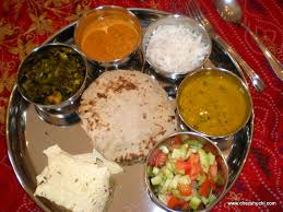 Combo -3 : 4 phulkas (Chappathis), 1 dal, 2 curry, salad