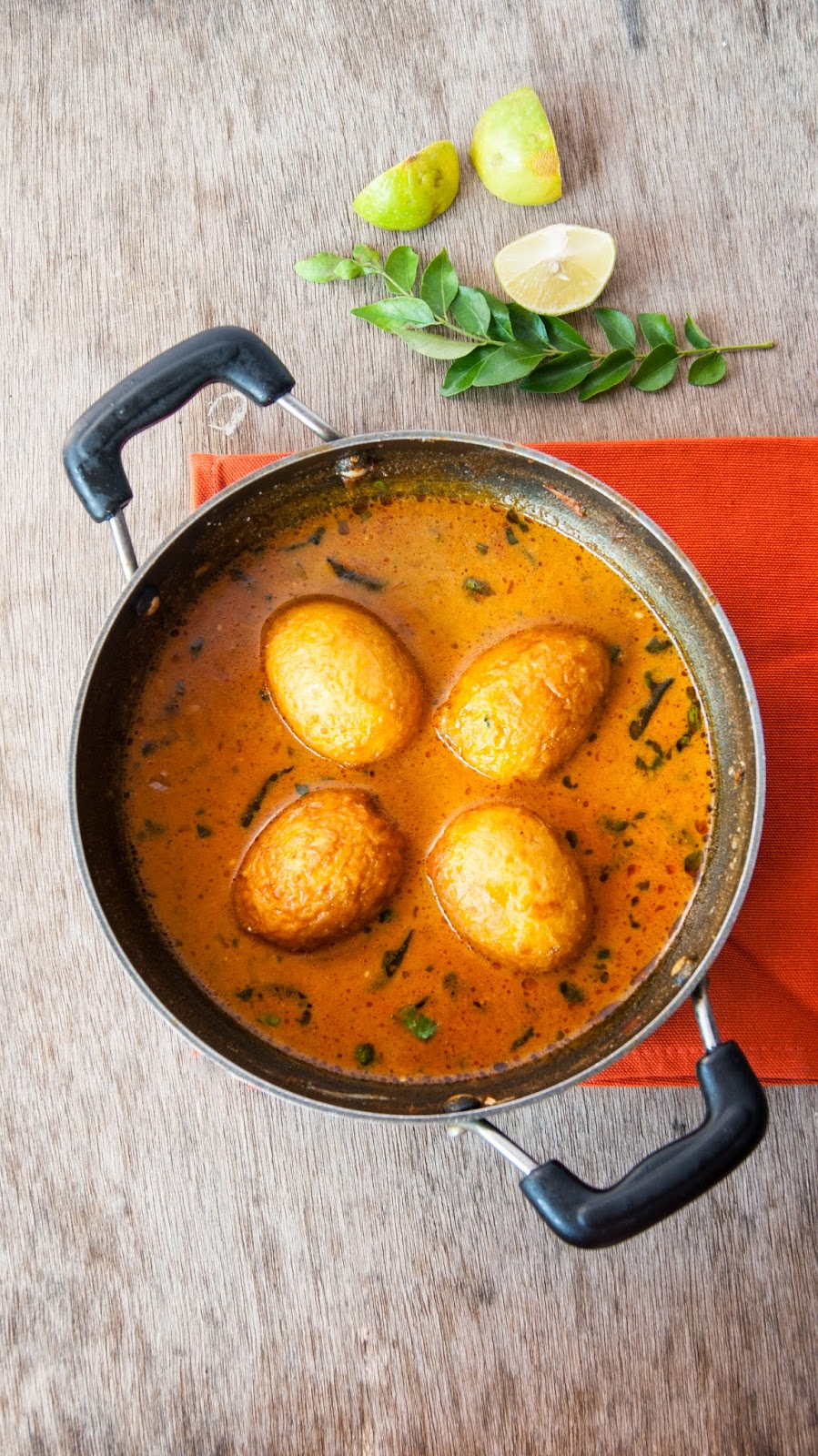 Egg Curry with Steam or Jeera rice/ Parathas