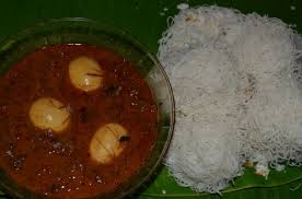Idiyappam mutta curry