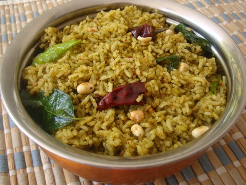 Pulihora (Tamarind rice)