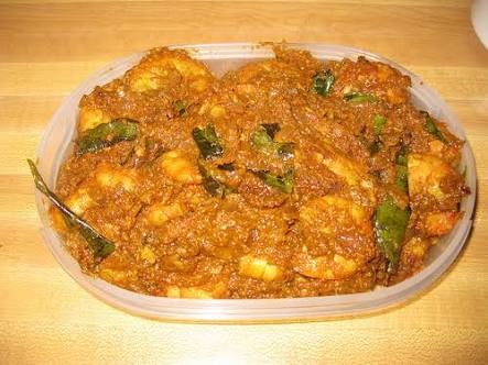 Kerala prawns curry