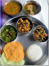andhra veg thali
