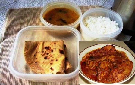 Non Veg Thali with Fish Curry