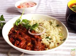 Spicy Chole/Rajma with Jeera Rice