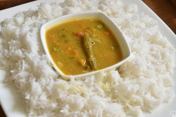 Sambar with Rice