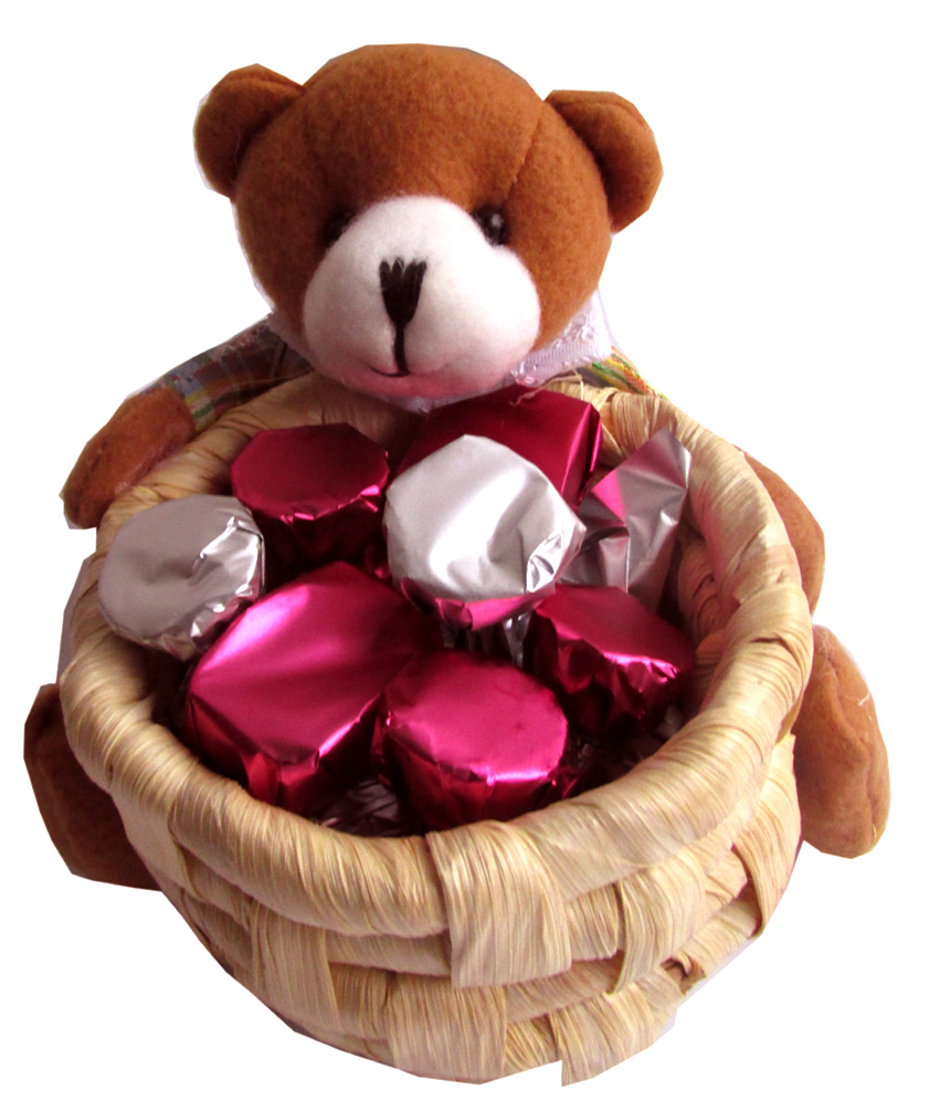 Teddy with Basket